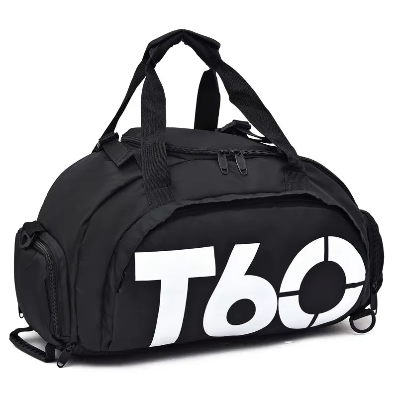Men's Oxford Travel Sports Bag with Dry-Wet Separation - Large Capacity Gym and Yoga Backpack for Fitness Training