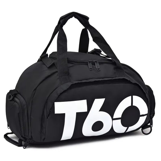 Men's Oxford Travel Sports Bag with Dry-Wet Separation - Large Capacity Gym and Yoga Backpack for Fitness Training