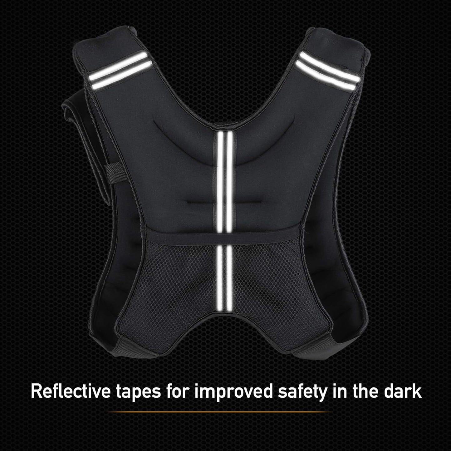ZELUS Adjustable Weighted Vest (6lb, 8lb, 12lb Options)