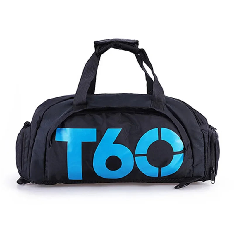 Men's Oxford Travel Sports Bag with Dry-Wet Separation - Large Capacity Gym and Yoga Backpack for Fitness Training