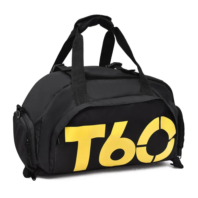Men's Oxford Travel Sports Bag with Dry-Wet Separation - Large Capacity Gym and Yoga Backpack for Fitness Training