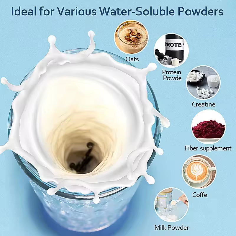 Electric Whey Protein Shake Stirrer - USB Automatic Protein Shaker Bottle for Gym and Sports Use