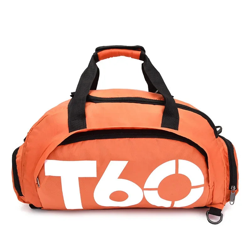 Men's Oxford Travel Sports Bag with Dry-Wet Separation - Large Capacity Gym and Yoga Backpack for Fitness Training