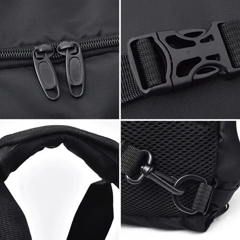 Men's Oxford Travel Sports Bag with Dry-Wet Separation - Large Capacity Gym and Yoga Backpack for Fitness Training